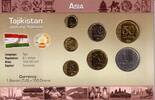 Tadschikistan KMS - 1,88 Somoni Kursmünzensatz Tadschikistan - 7 Werte - 1 Somoni - 20 Dirams -