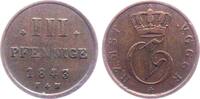 Mecklenburg - Strelitz 3 Pfennig Georg (1816-1860) -