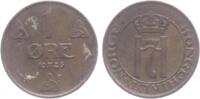 Norwegen 1 Öre 1925 Haakon VII. (1905-1957) ss+