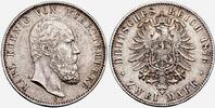 Württemberg - Kaiserreich 2 Mark König Karl von Württemberg (1864-1891) -
