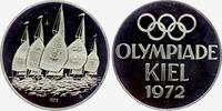 Deutschland Silbermedaille Olympiade Kiel 1972 - Segelregatte -