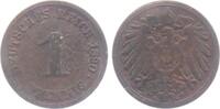 Kaiserreich 1890 A 1 Pfennig - großer Adler s
