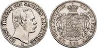 Taler 1869 B Sachsen-Altenburg Ernst (1853-1908) f.vz