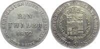 Taler 1832 Hessen-Kassel Wilhelm II mit Kronprinz Friedrich Wilhelm als Mitregent f.vz