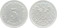 Kaiserreich 5 Pfennig 5 Pfennig - großer Adler -