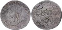 Belgien-Brabant 1/2 Philippstaler Philipp II. von Spanien 1555-1598.