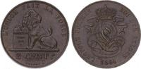 Belgien, Königreich 2 Centimes Leopold I. 1830-1865.