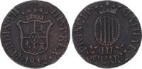 Spanien-Königreich 3 Quartos Ferdinand VII. 1808-1833.