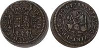 Spanien-Königreich 2 Maravedis Philippe V. 1700-1746.