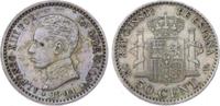 Spanien-Königreich 50 Centimos Alfons XIII. 1886-1931.