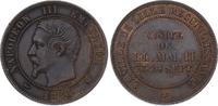 Frankreich 10 Centimes-Probe Napoleon III. 1852-1870.