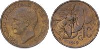 Italien-Königreich 10 Centesimi Vittorio Emanuele III. 1900-1946.