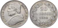 Italien-Kirchenstaat 20 Baiocchi Pio IX. 1846-1878.
