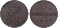Mecklenburg-Schwerin 2 Pfennig Friedrich Franz I. 1785-1837.