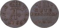 Mecklenburg-Strelitz 3 Pfennig Adolf Friedrich IV. 1752-1794.