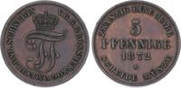 Mecklenburg-Schwerin 5 Pfennig Friedrich Franz II. 1842-1883.
