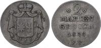 Waldeck 2 Mariengroschen Georg Heinrich 1805-1812-1845.