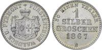 Waldeck Silbergroschen Georg Victor 1852-1893.