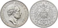 Sachsen 5 Mark Friedrich August III. 1904-1918.