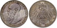 Sachsen-Meiningen 3 Mark Georg II. 1866-1914.