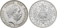 Sachsen 5 Mark Albert 1873-1902.