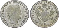 Römisch Deutsches Reich 5 Kreuzer Ferdinand I. 1835-1848.