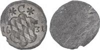 Bayern Pfennig Maximilian I., als Kurfürst 1623-1651.
