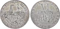 Reuss, jüngere Linie zu Schleiz 1/6 Taler Heinrich XII. 1744-1784.