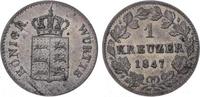 Württemberg Kreuzer Wilhelm I. 1816-1864.