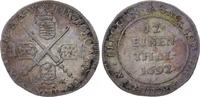 Sachsen-Albertinische Linie 1/12 Taler Johann Georg IV. 1691-1694.