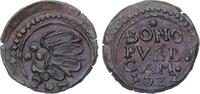 Sachsen-Kamenz, Stadt Kipper Kupfer Dreier (3 Pfennig)