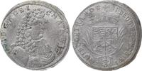 Sachsen-Römhild 2/3 Taler Heinrich 1680-1710.