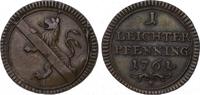 Bamberg, Bistum Leichter Pfennnig Adam Friedrich von Seinsheim 1757-1779.