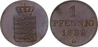 Sachsen-Albertinische Linie Pfennig Friedrich August II. 1836-1854.