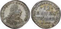 Sachsen-Meiningen 1/12 Taler (Doppelgroschen) Ernst Ludwig 1706-1724.