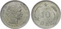 Dänemark 10 Öre 1 Christian IX. 1863-1906.