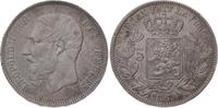 Belgien, Königreich 5 Francs Leopold II. 1865-1909.