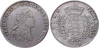 Sachsen-Albertinische Linie 2/3 Taler (1/2 Konventionstaler) Friedrich August III. 1763-1806.