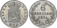 Nassau 6 Kreuzer Wilhelm 1816-1839.
