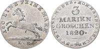 Braunschweig-Calenberg-Hannover 3 Mariengroschen Georg IV. 1820-1830.