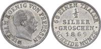 Brandenburg-Preußen 1/2 Silbergroschen Wilhelm I. 1861-1888.