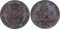 Belgien, Königreich 2 Centimes Leopold I. 1830-1865.