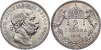 Ungarn 2 Korona Franz Josef I. 1848-1916.