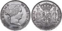 Spanien-Königreich 20 Reales Isabel II. 1833-1868.