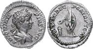 Kaiserzeit Denar 198-217 n. Chr. Caracalla 198-217. Prägeschwäche, minimaler Fundbelag, vorzüglich