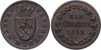 Nassau Kreuzer Adolph 1839-1866. -