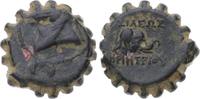 Seleukiden AE Serratus 162/ Demetrios I. Soter 162-150 v. Chr.. -