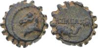 Seleukiden AE Serratus 162/ Demetrios I. Soter 162-150 v. Chr.. -