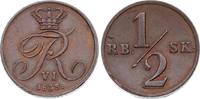 Dänemark 1/2 Rigsbankskilling Frederik VI. 1808-1839. -