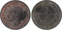 Italien-Königreich 2 Centesimi Vittorio Emanuele III. 1900-1946. -